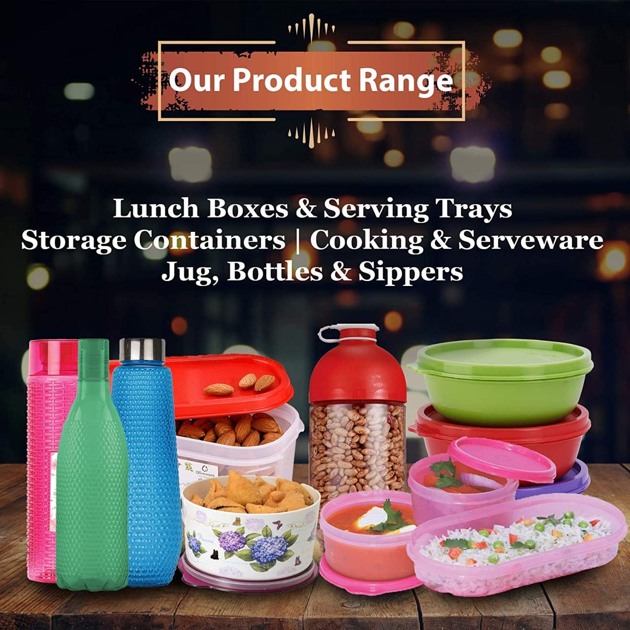 oliveware Plastic Dhokla/Idli Maker, Steamer And Rice Cooker , Red