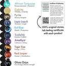 Super 9 Chakra Healing Bracelet with Pyrite and Evil Eye with MagSnap| Original  Bracelet with Real Authentic Stones | 7 Chakra + Money Magnet + Protective Evil Eye Bracelet