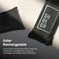 SHOEGR Charcoal Freshner | Scented Shoe deodorizer | Odor Eliminator