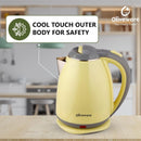 Elegant Electric Kettle by Oliveware, 1.8 Litre, 360 degree Rotation, Heat Protection Handle, Automatic Power off - (Green, 1800 ml)