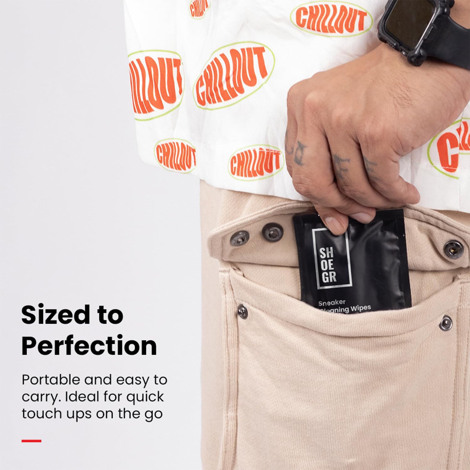 SHOEGR Instant Sneaker Cleaning Wipes (Pack of 12)