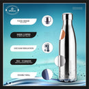 SOPL-OLIVEWARE Sigma Vacuum Double Wall Bottle, Stainless Steel, Hot & Cold, Insulated Bottle, Fit for Indoor & Outdoors (500 Ml, Silver)