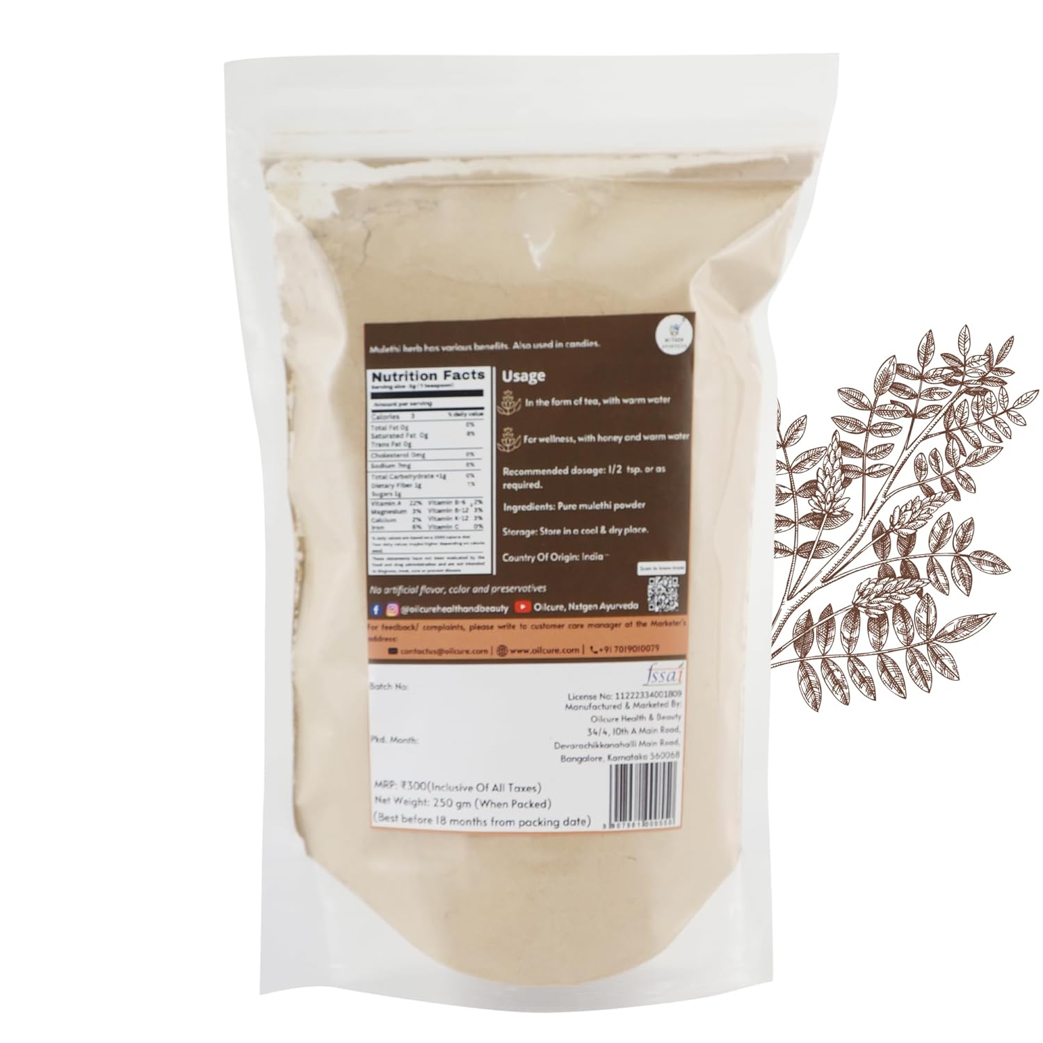 Nxtgen Ayurveda Mulethi Powder