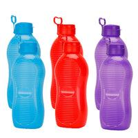 oliveware King Plastic Water Bottle, 2L, Set of 6, Multicolour