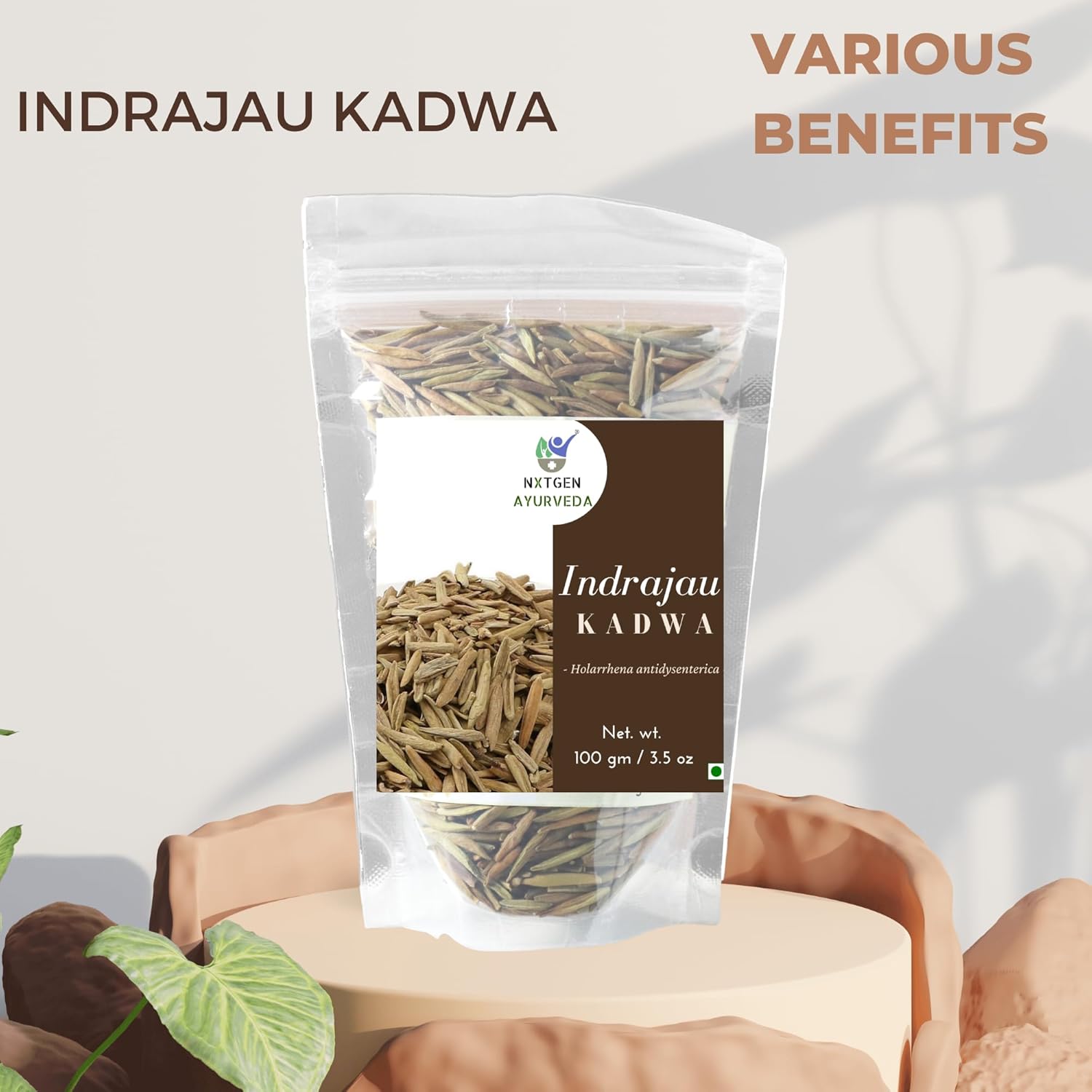 Nxtgen Ayurveda Indrajau Kadwa | 100g | Indrajav Seeds