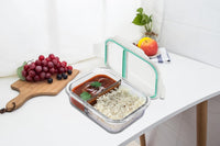 Oliveware Elite Microwave Safe Two Compartment Lunch Box for Kids