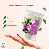 Nxtgen Ayurveda Sadabahar Leaves Powder | 100 gm | Nithyakalyani | Catharanthus Roseus | Madagascar Periwinkle | Sadapushpa
