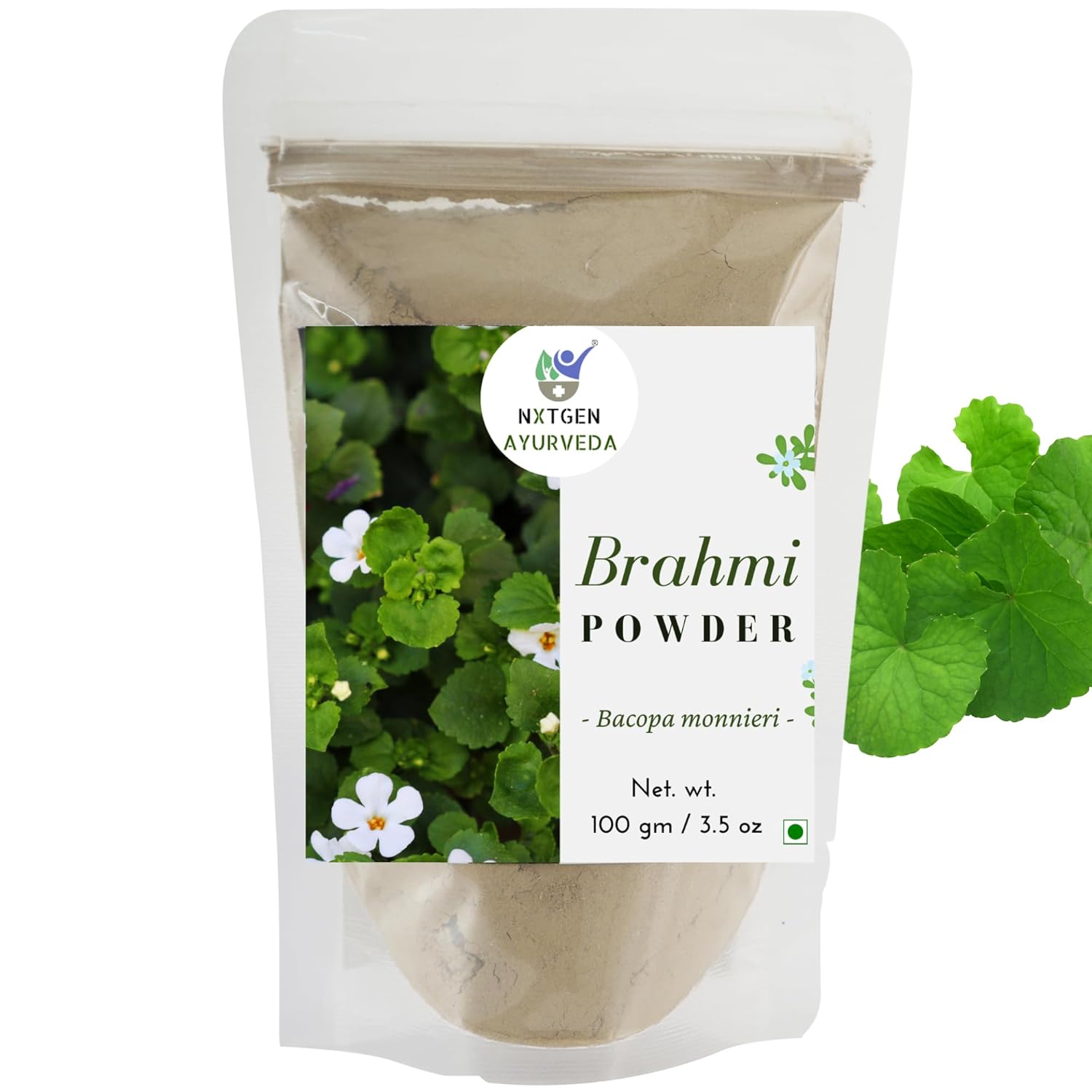 Nxtgen Ayurveda Brahmi Powder | 100 gm | Bacopa Monnieri |