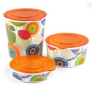 SOPL-OLIVEWARE Desire Food Container | Set of 3 Containers | Airtight | For Storing Spices, Snacks, Grains, Dals