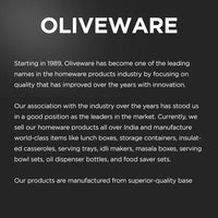 SOPL-OLIVEWARE Teso Elite Pro Lunch Box with Steel Cutlery, 3 Microwave Safe Inside Steel Containers(290ml, 450ml & 600ml),Plastic Pickle Box (130ml),Steel Water Bottle(750ml)