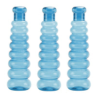 Oliveware Premium Plastic Water Bottle, 1L, Set of 3, Blue