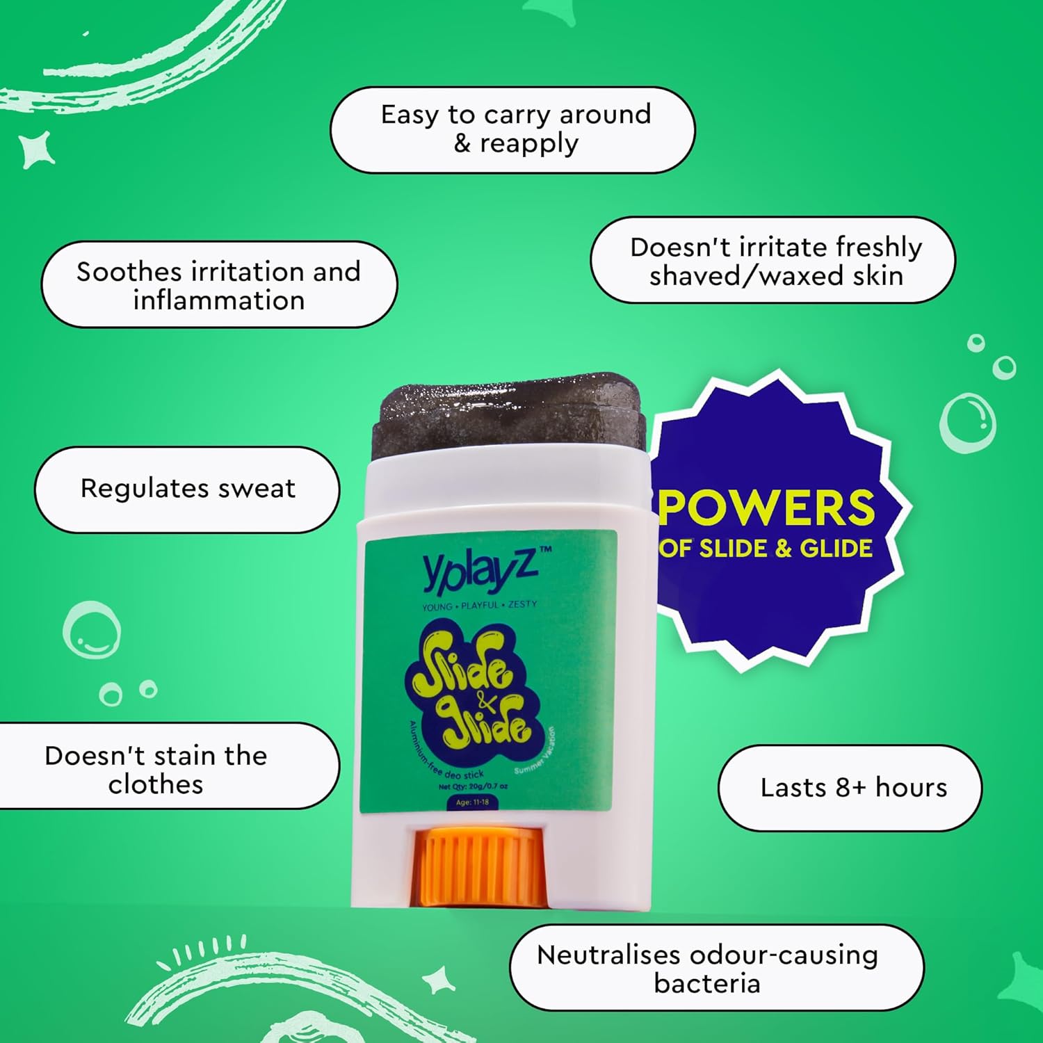 Slide & Glide -  Summer Vacation Deodorant Stick