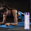 oliveware Round Water Bottle, BPA Free & 100% Leak Proof, 1 Litre Bottle, Better Grip, for Home & Office Use, Set of 6 - Multi