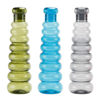 Oliveware Premium Plastic Water Bottle, 1L, Set of 3, Multicolour