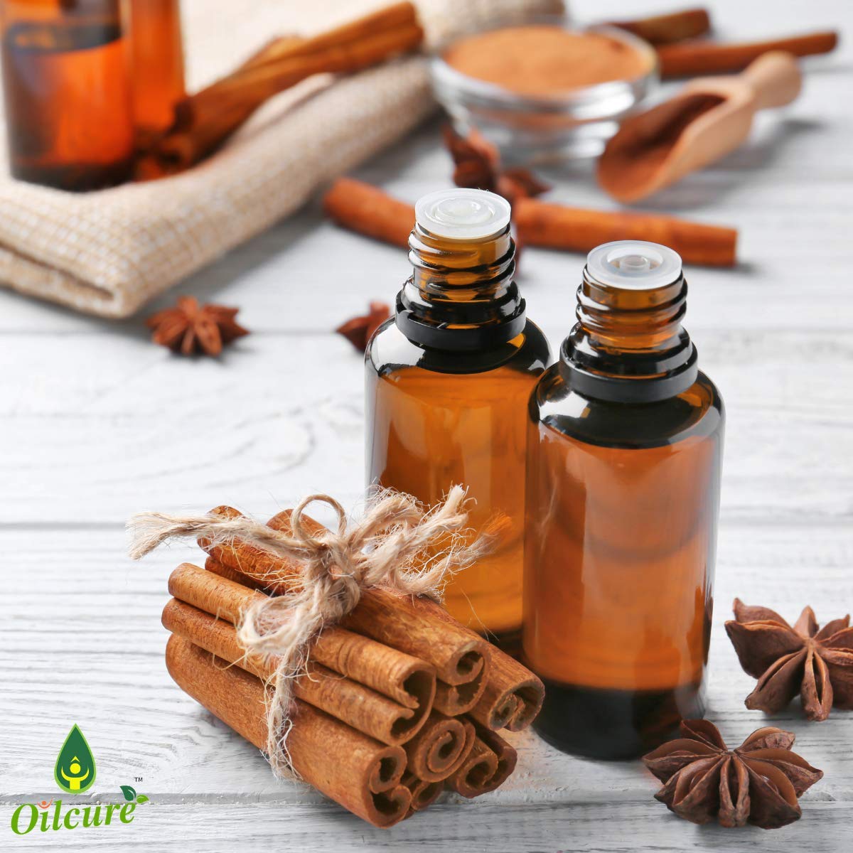 Oilcure Cinnamon Bark Essential Oil | 30 ml | Pure | Undiluted