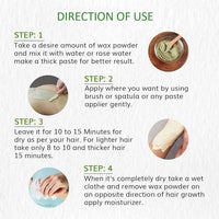 Rozhub Naturals Chocolate Facial Wax Powder - Sweet Skin Treat for a Smooth You - 100g