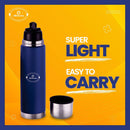 SOPL-OLIVEWARE Skyper Vacuum Bottle (500ml), Stainless Steel, Hot & Cold, Insulated Bottle, Fit for Indoor & Outdoors (Blue)