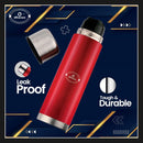 SOPL-OLIVEWARE Era Vacuum Double Wall Bottle, Stainless Steel (1000ml), Hot & Cold, Insulated Bottle, Fit for Indoor & Outdoors - Red