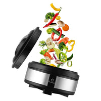 Oliveware Supremo Casseroless Thermosteel & Double Wall Insulation (2000 ml) with Insulated Lid Keep Food Hot, Stainless Steel with Carry Handle