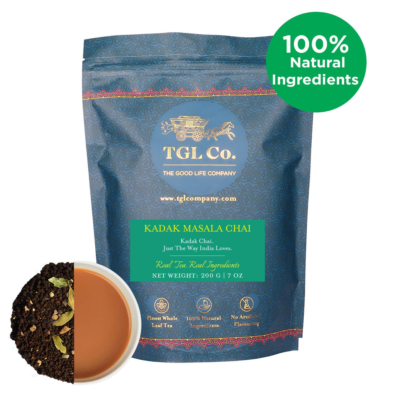 Kadak Masala Chai Tea Loose Leaf Tea (200 Gm)