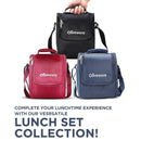 SOPL-OLIVEWARE Teso Pro Lunch Box With Steel Cutlery,3 Microwave Safe Inner Steel Containers With Bpa Free Lids(290Ml,450Ml&600Ml)Plastic Pickle Box(130Ml)Steel Water Bottle(750Ml)-Blue,600 Ml