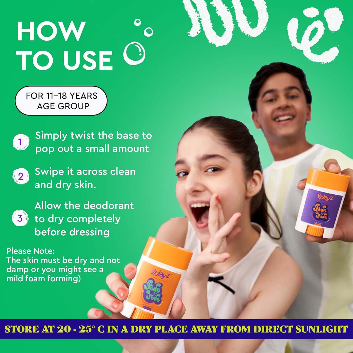 Slide & Glide -  Summer Vacation Deodorant Stick