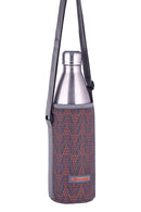 Oliveware Camo Vaccum Bottle with Sleeve, Stainless Steel (1000ml), Hot and Cold, Insulated Bottle, Fit for Indoor & Outdoors - Silver