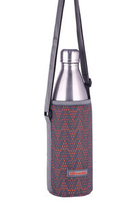 Oliveware Camo Vaccum Bottle with Sleeve, Stainless Steel (1000ml), Hot and Cold, Insulated Bottle, Fit for Indoor & Outdoors - Silver