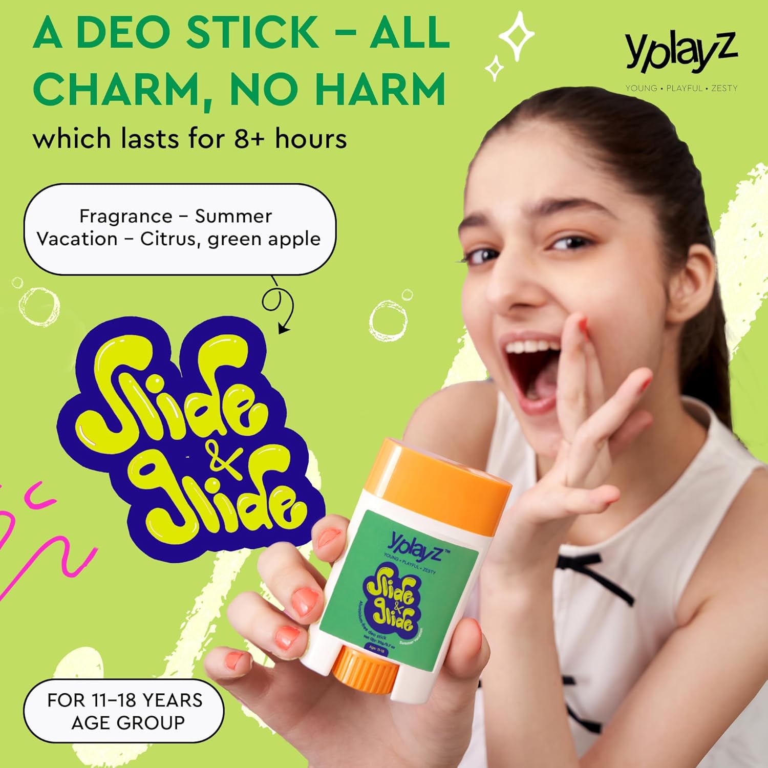 Slide & Glide -  Summer Vacation Deodorant Stick