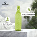 oliveware Premium Plastic Water Bottle, 1L, Set of 6, Multicolour