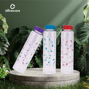 oliveware Elegant Range Premium PET Water Bottle With Better Grip, BPA Free & 100% Leak Proof, 1 Litre Bottle, For Home & Office Use, Pack of 6 - (Voilet)