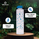 oliveware Elegant Range Premium PET Water Bottle With Better Grip, BPA Free & 100% Leak Proof, 1 Litre Bottle, For Home & Office Use, Pack of 6 - Green