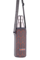 Oliveware Camo Vaccum Bottle with Sleeve, Stainless Steel (750ml), Hot and Cold, Insulated Bottle, Fit for Indoor & Outdoors - Silver