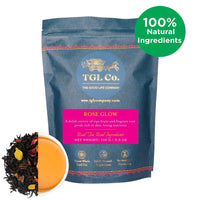 Rose Glow Black Tea Loose Leaf (100 Gm)