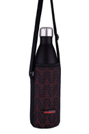 Oliveware Camo Vaccum Bottle with Sleeve, Stainless Steel (1000ml), Hot and Cold, Insulated Bottle, Fit for Indoor & Outdoors - Black