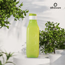 Oliveware Premium PET Water Bottle | SUPERIYA Range | Green - Pack of 6 | 1 Litre Bottle | Better Grip | 1000 Ml Capacity | for Home & Office Use