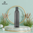 Oliveware Premium Plastic Water Bottle, 1L, Set of 6, Grey