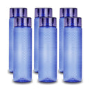 Oliveware Honey Comb 1000 ml Sturdy and Unbreakable Water Bottle with Round Cap (Blue) -Pack of 6