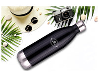 Oliveware Camo Vaccum Bottle with Sleeve, Stainless Steel (750ml), Hot and Cold, Insulated Bottle, Fit for Indoor & Outdoors - Black