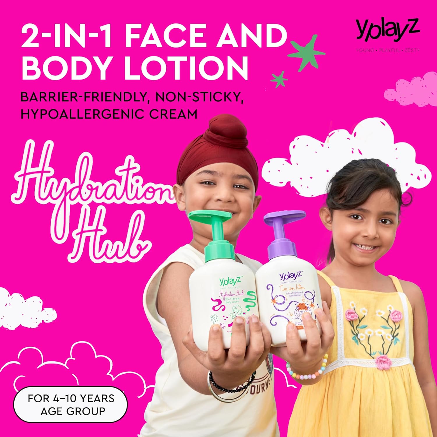 Hydration Hub 2 in 1 Face & Body Lotion