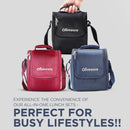 SOPL-OLIVEWARE Teso Elite Pro Lunch Box with Steel Cutlery, BPA free Lids, 3 Microwave Safe Inside Steel Containers (290ml, 450ml & 600ml), Plastic Pickle Box (130ml), Steel Water Bottle(750ml) - Blue