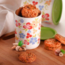 oliveware Pasha Range Stackable Plastic Containers, BPA Free, For Rice, Dal, Atta & Flour, Set of 3 (2200ml, 1350ml & 850ml) - Green