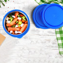 Oliveware Air Tight Lids for Benny Container | Set of 3 | Spill Proof | Leak Proof | For 290ml, 450ml, 600ml | Dishwasher & Freezer Safe (Midnight Blue)