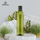 Oliveware Premium Plastic Water Bottle, 1L, Set of 6, Green