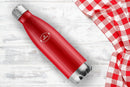 SOPL-OLIVEWARE Camo Vacuum Double Wall Bottle, Stainless Steel (750ml), Hot & Cold, Insulated Bottle, Fit for Indoor & Outdoors - Red