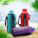 SOPL-OLIVEWARE Jumbo Water Bottle With Washable Carry Sleeve, Shoulder Strap, 2 Litre Bottle, BPA Free & Leak Proof, Fits in Fridge, Pack of 1 - Voilet