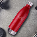 SOPL-OLIVEWARE Camo Vacuum Double Wall Bottle, Stainless Steel (750ml), Hot & Cold, Insulated Bottle, Fit for Indoor & Outdoors - Red