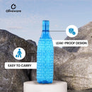 oliveware Premium Plastic Water Bottle, 1L, Set of 3, Multicolour