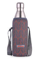 Oliveware Camo Vaccum Bottle with Sleeve, Stainless Steel (750ml), Hot and Cold, Insulated Bottle, Fit for Indoor & Outdoors - Silver