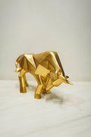 Abstract Raging Bull Statue